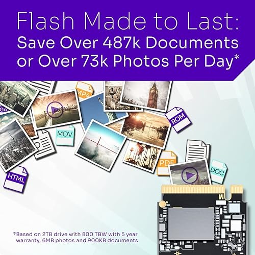 Miniatura 6 de Solidigm P41 Plus Series 1TB PCIe GEN 4 NVMe 4.0 x4 M.2 2280 3D NAND Unidad interna de estado sólido (M.2 3.150 in, PCIe 4.0 x4) SSDPFKNU010TZX1