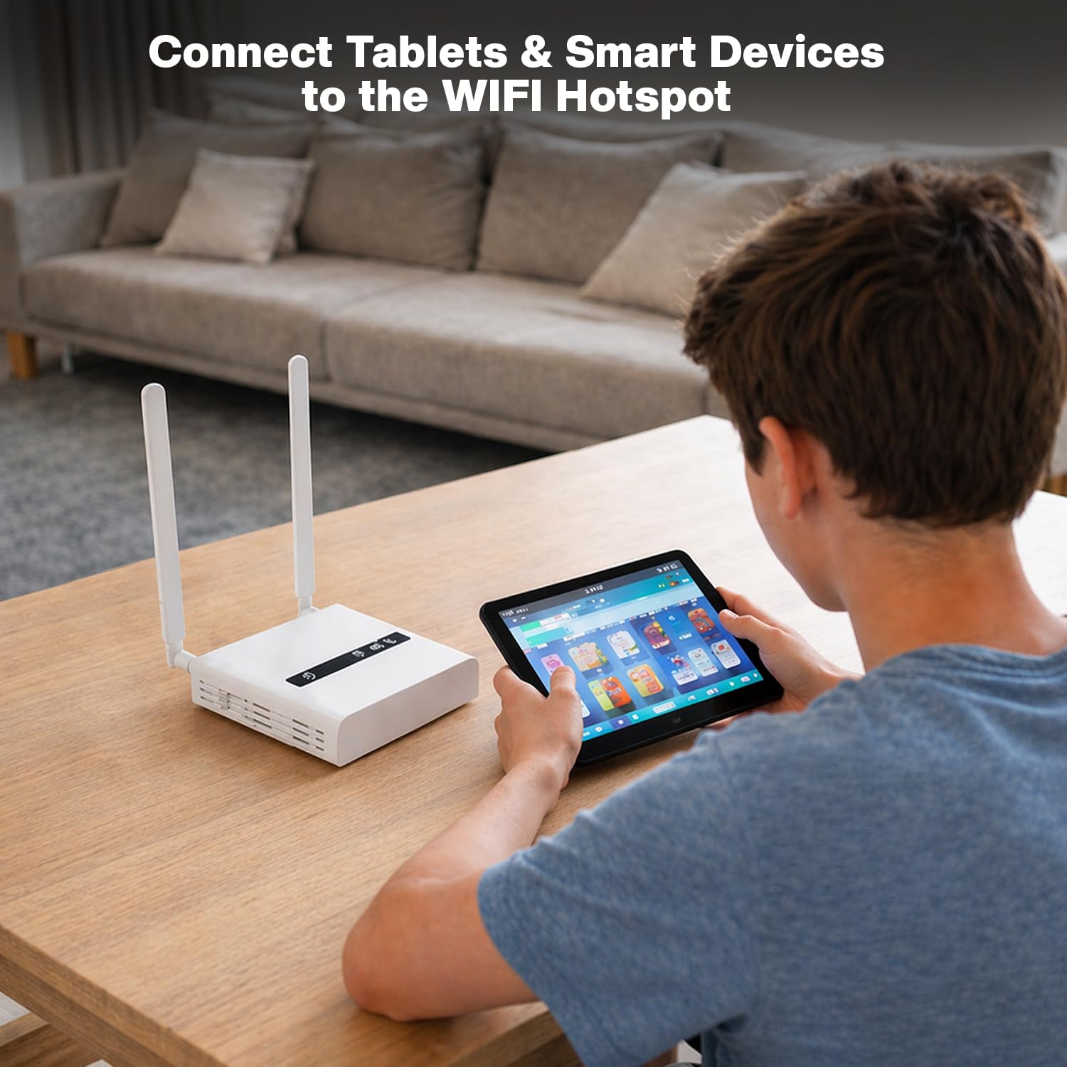 Geemarc CL2000 Connecteur Téléphone Fixe Réseau Mobile 4G Point d'Accès WiFi
