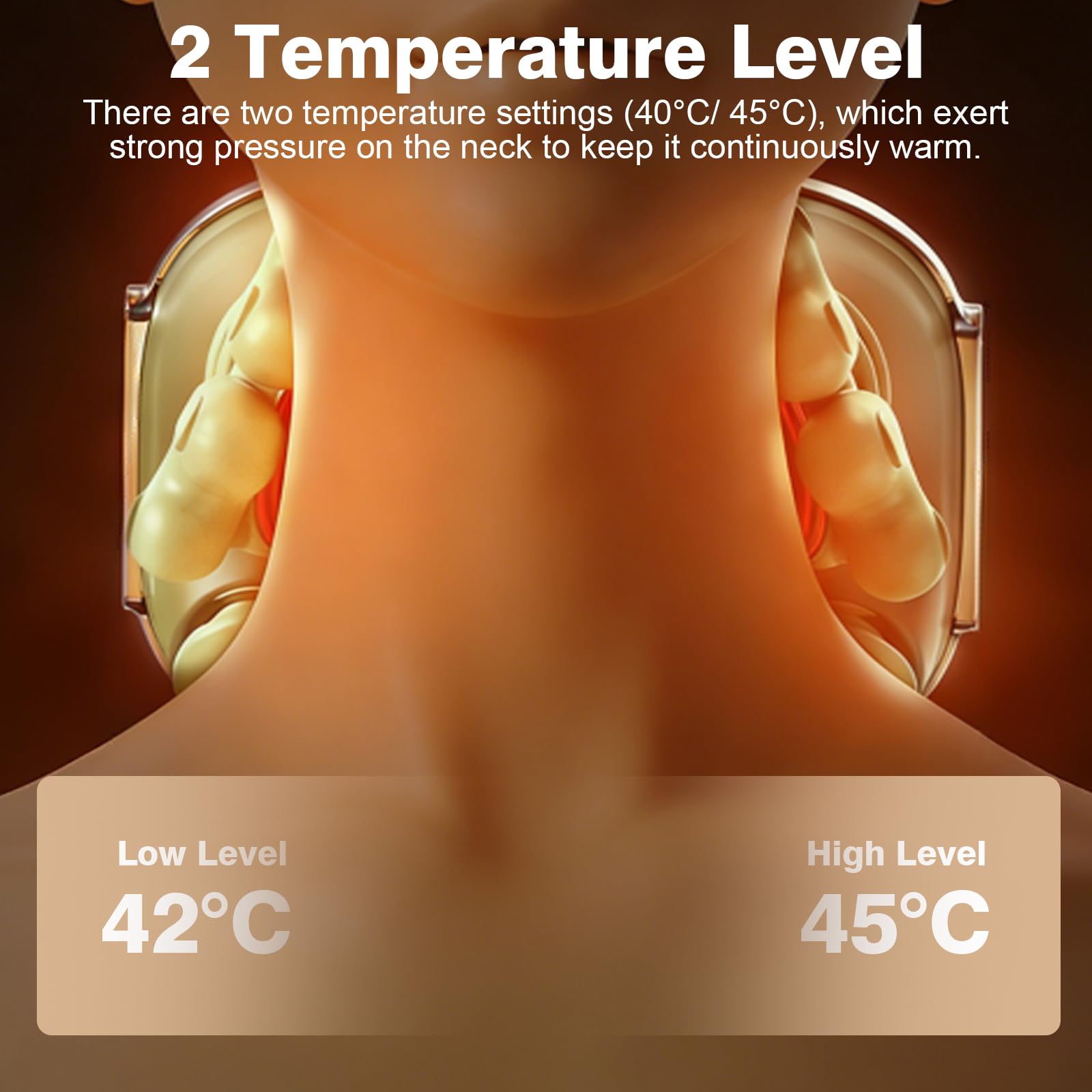 Masajeador Cervical y Espalda 4D a Mano Biónica, Masajeador Cuello Eléctrico, Masajeador de Cuello Inalámbrico 4D con 3 Niveles de Intensidad y 2 Niveles de Calor para Relajar Los Músculos (verde) - 5