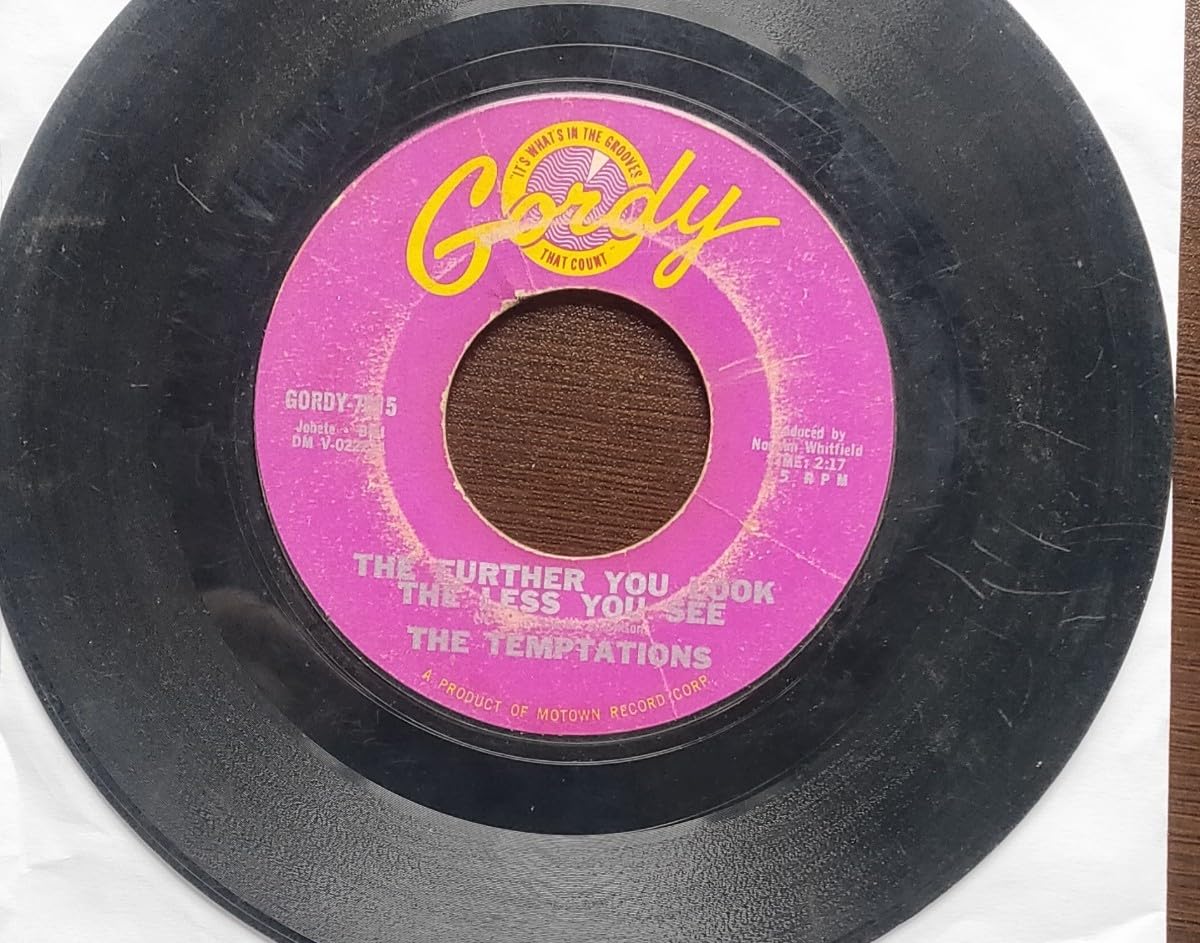 米7” Temptations I Want A Love I Can See / The Further You