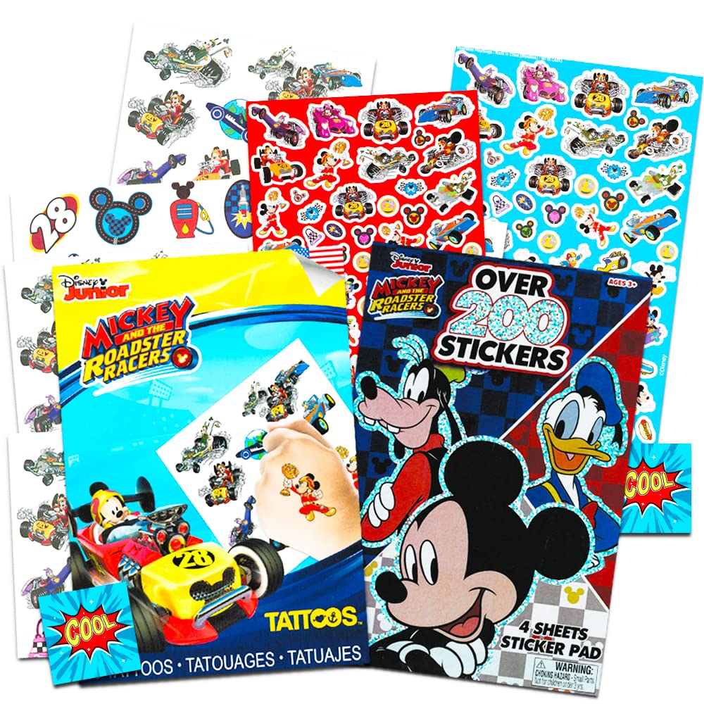 Disney Mickey Mouse Stickers and Tattoos Party Favors Set