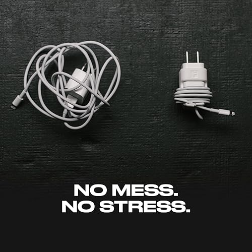 Miniatura 4 de El cargador devanador trasero a presión compatible con Apple 5W Lightning iPhone y iPad cargador y adaptador para viajes y gestión de cables