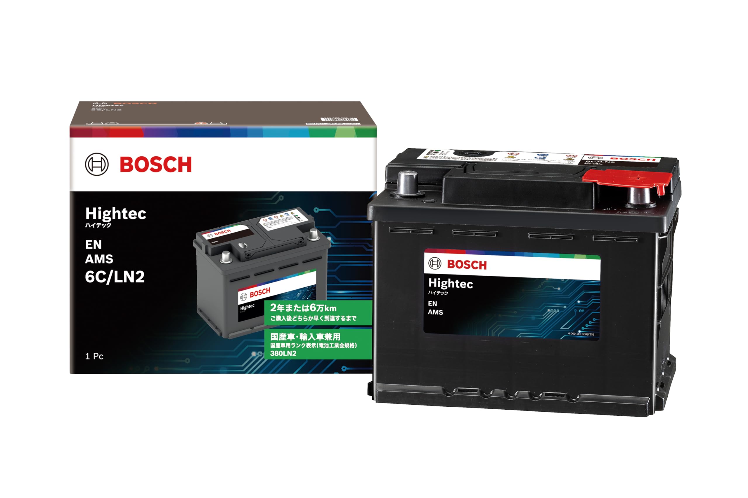 Amazon.co.jp: BOSCH (ボッシュ) 国産車・輸入車バッテリー HT-6C/LN2