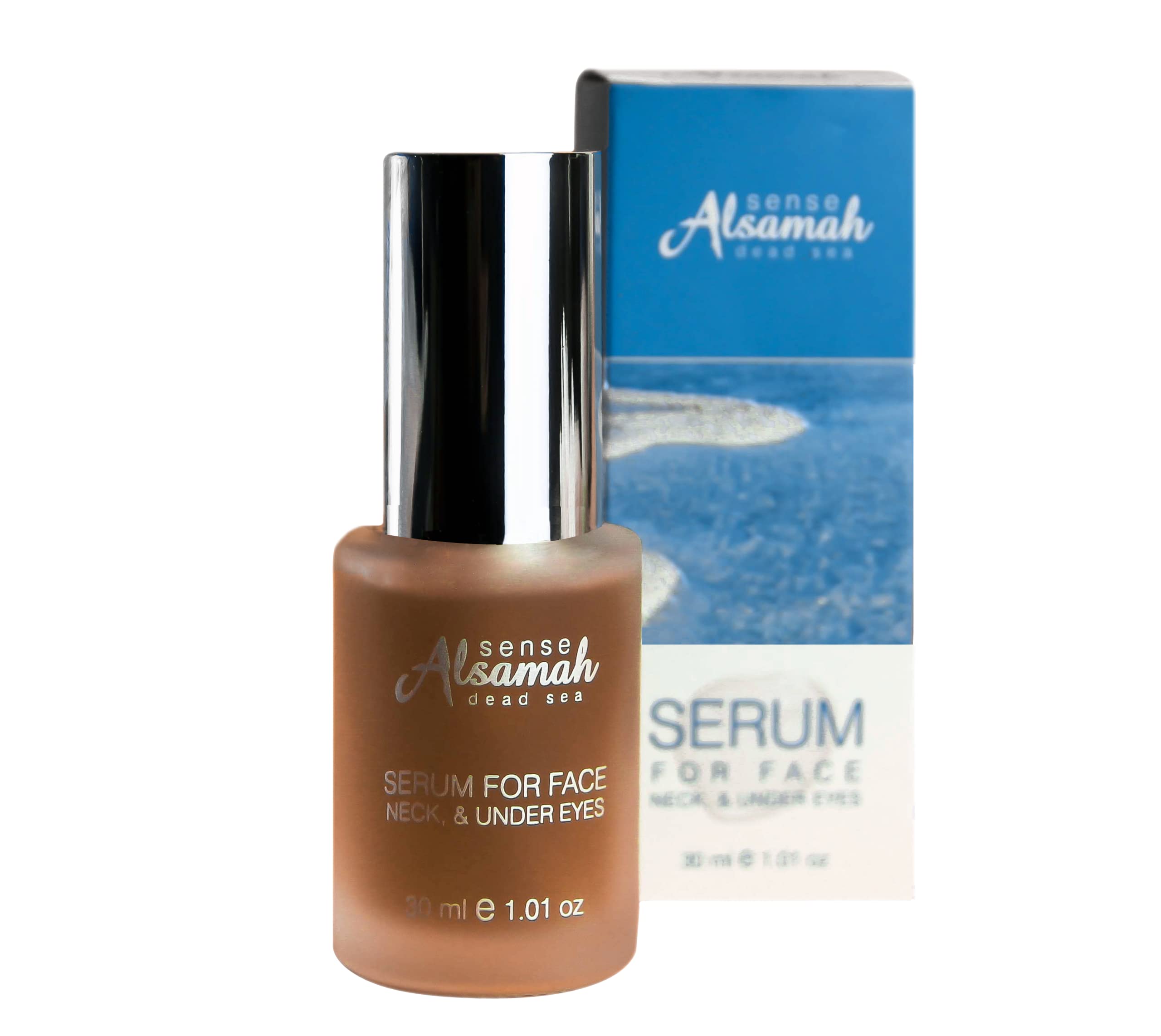 Sense Alsamah - Serum for Face, Neck & Under Eyes with Dead Sea Minerals & Salts 30ml - Restore, Nourish, and Rejuvenate Your Beauty