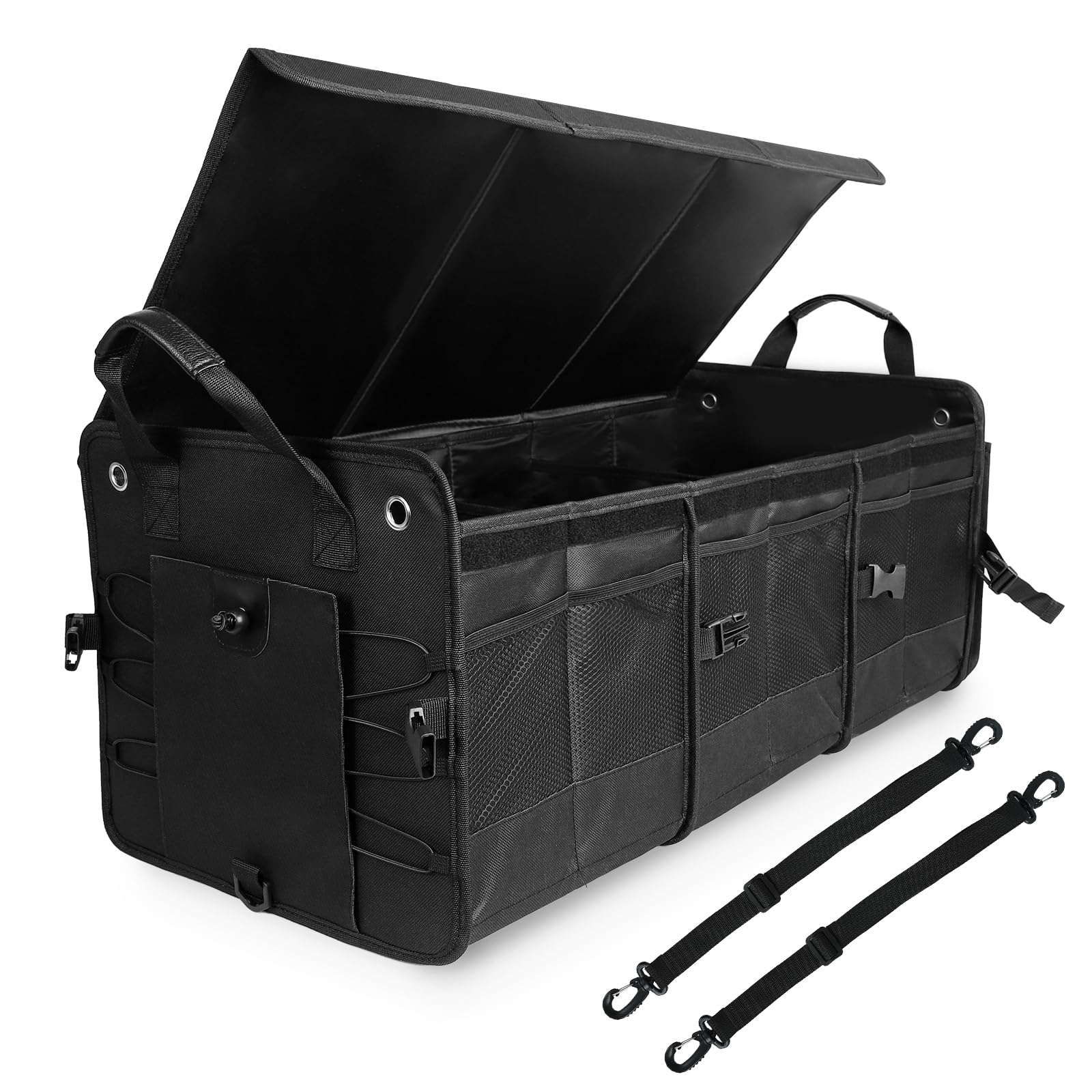 Buy EASYBERG NonSlip Trunk Organizer with Lid, Collapsible Trunk