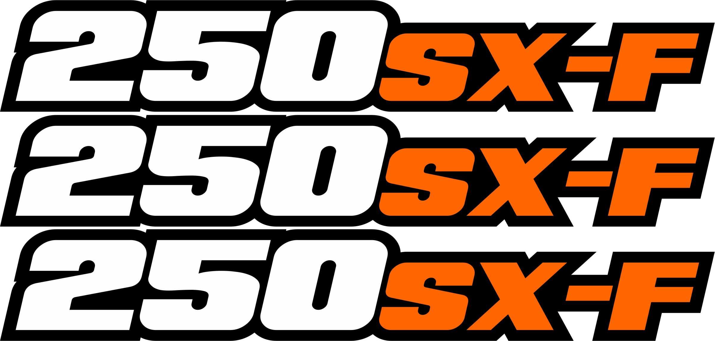 250sxf Swingarm Airbox Number Plate Stickers 250 SXF 2 4 Stroke 250sx-f