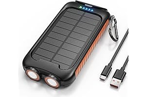 Lightweight and Portable Solar Power Bank for All Your Charging Needs