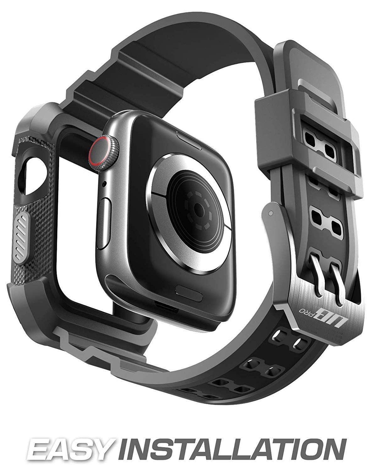 Amazon.co.jp: Apple Watch 42mm ケース バンド 一体 落下衝撃 吸収