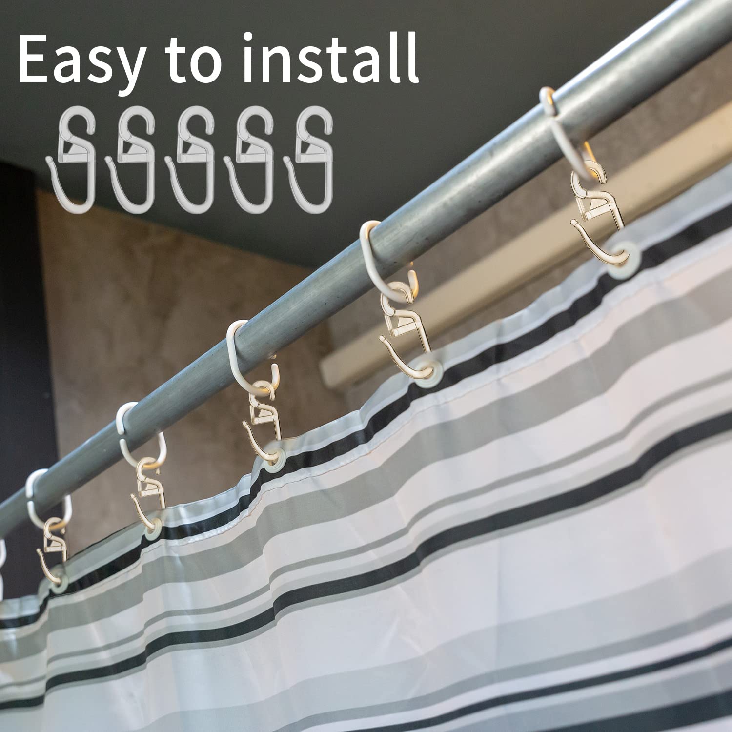 Vorhang Clips Transparent - Überklipshaken Mit 4mm & 6mm Öse