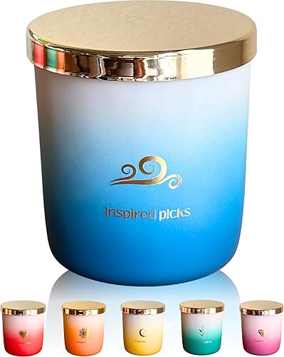Inspired Picks Regalos de lujo Get Well Soon para hombres, vela perfumada, decoración del hogar de primavera, velas de regalo para mujeres,