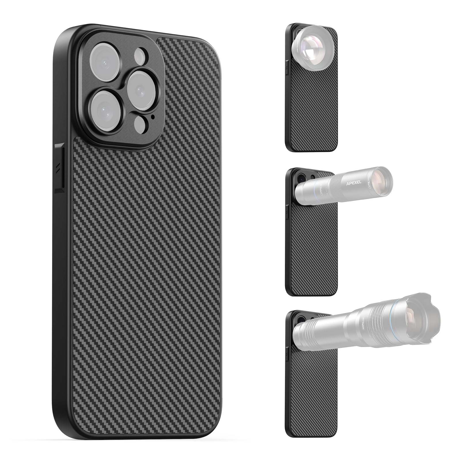 Amazon.com: APEXEL 17MM Thread Lens Phone Case Compatible for