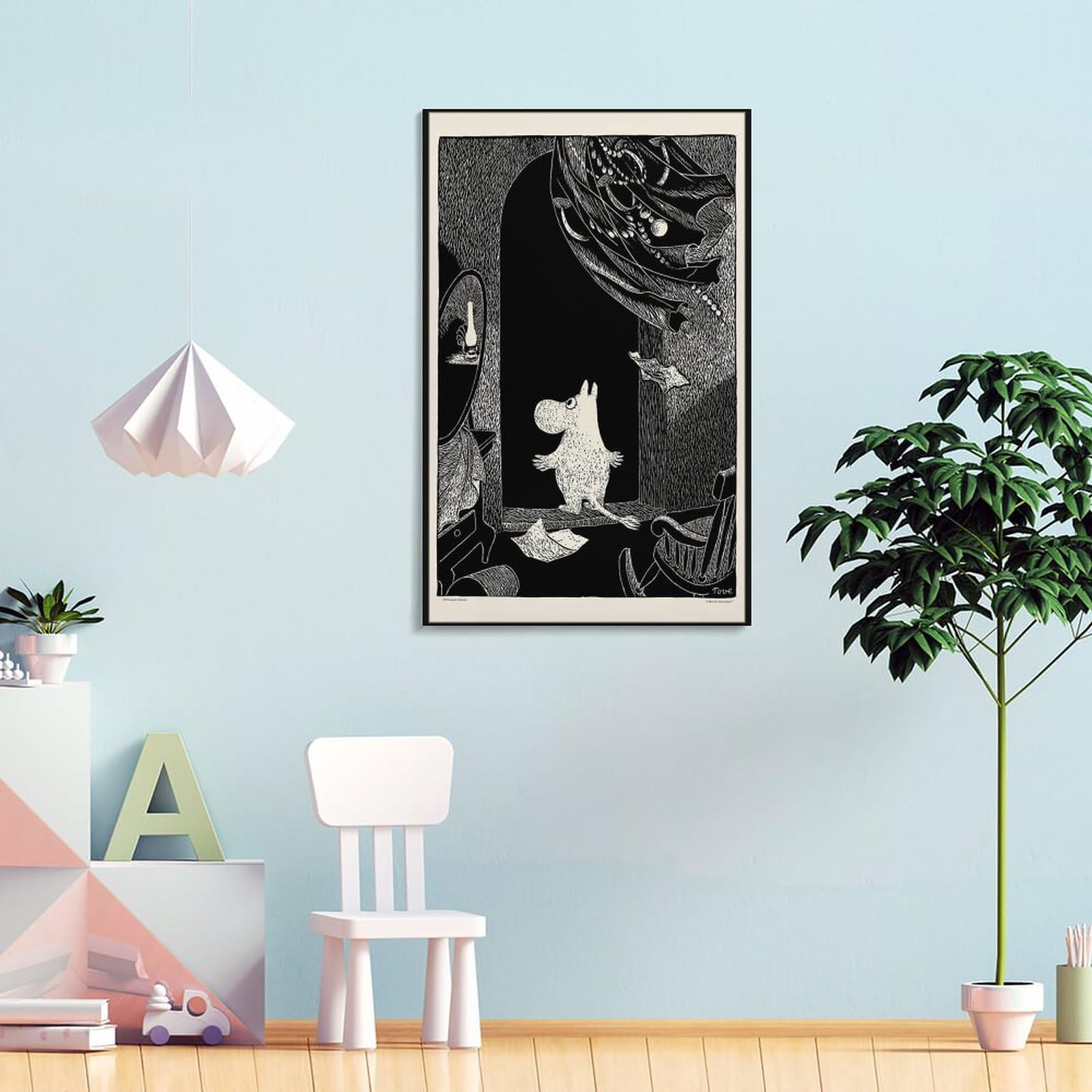 Amazon.co.jp: ムトポスターイラストアートトーベヤンソンポスター