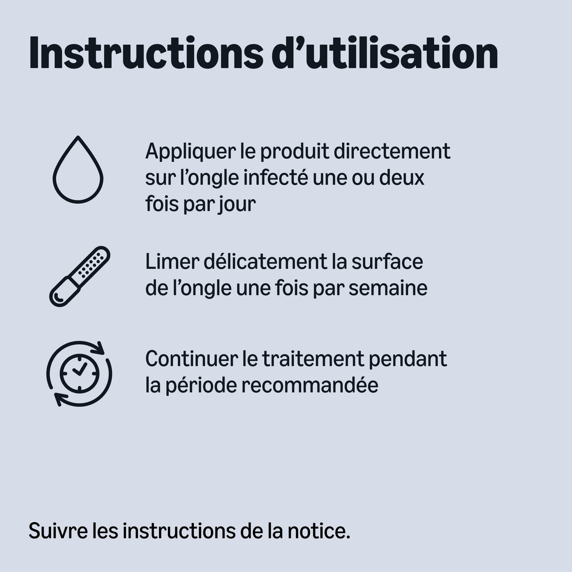 Healthcare by Amazon Liquide de Traitement Fongique pour les Ongles, 10ml (anciennement Amazon Basic Care) – L’emballage peut varier