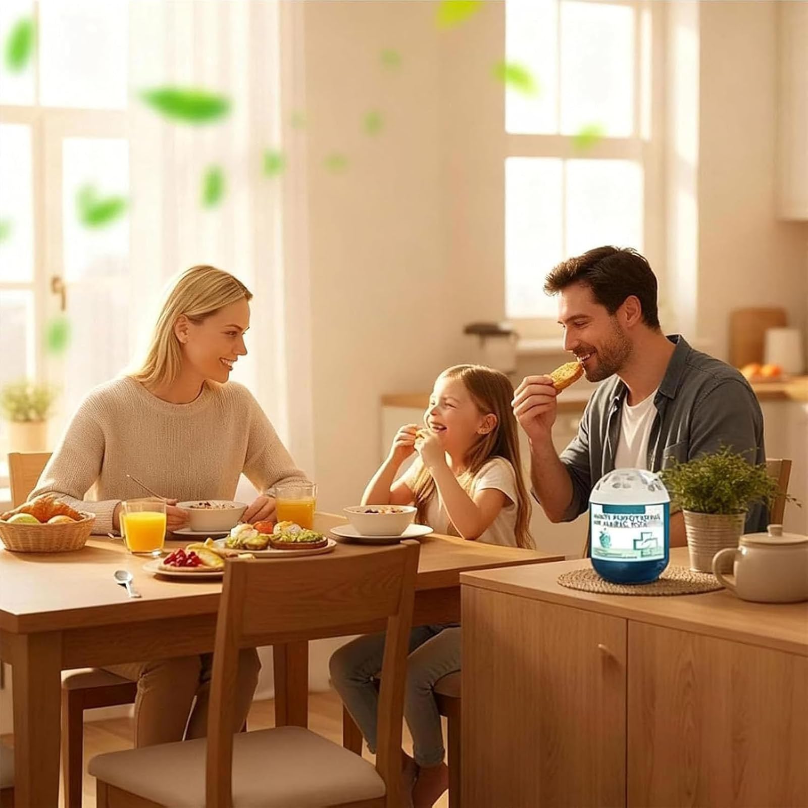Purificación de aire interior Eliminación de polvo Caja mágica, Limpiador de caja mágica de aire multifuncional, Recolección automática de polvo Purificador de aire Caja mágica (5BOX)