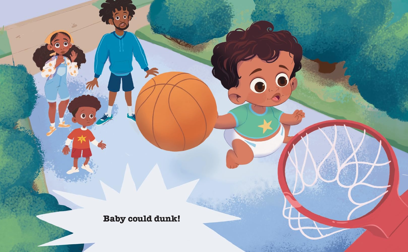 Baby Dunks-A-Lot: A Picture Book