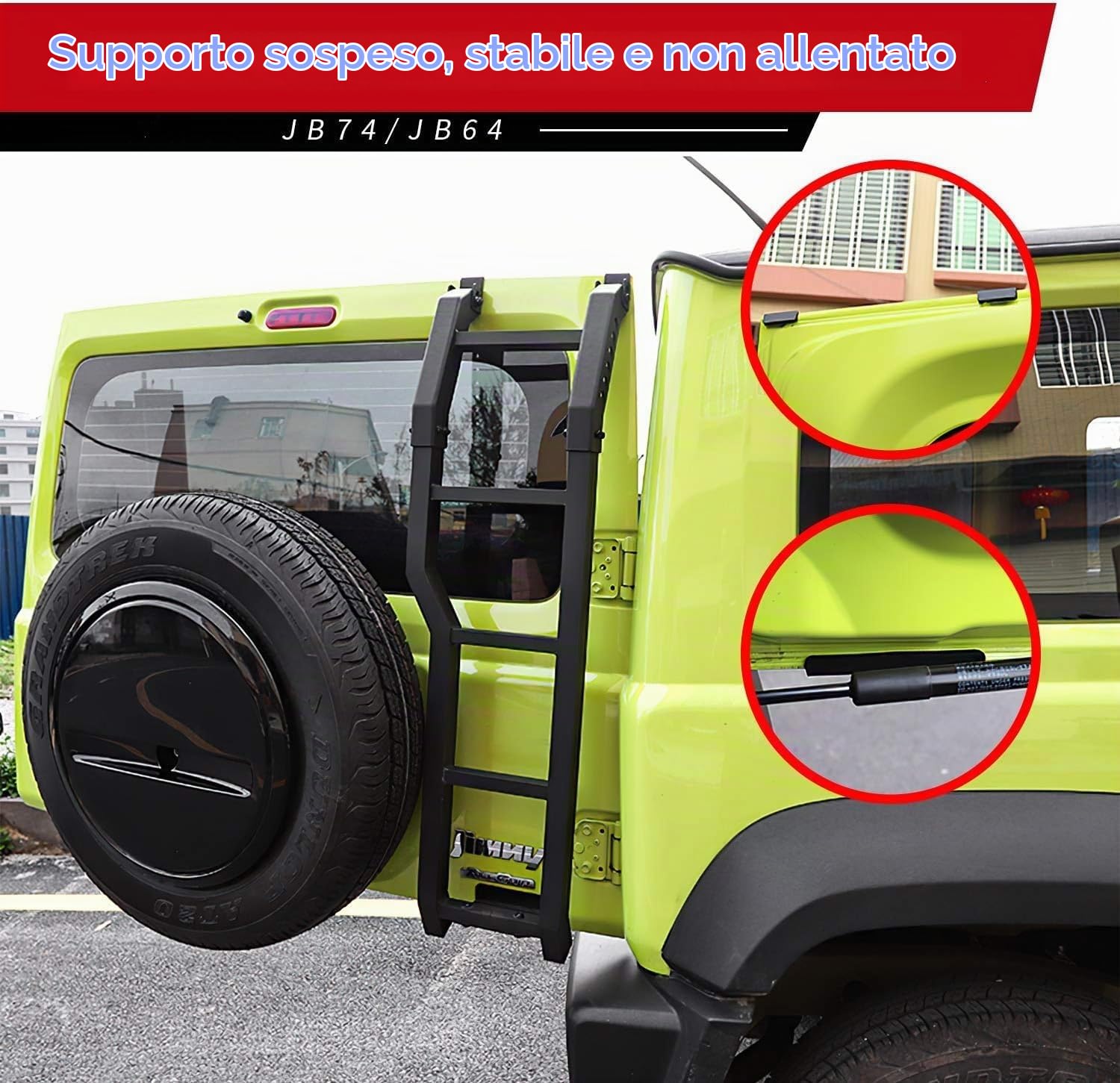 Scaletta per portellone posteriore per Suzuki Jimny Sierra JB64/JB74