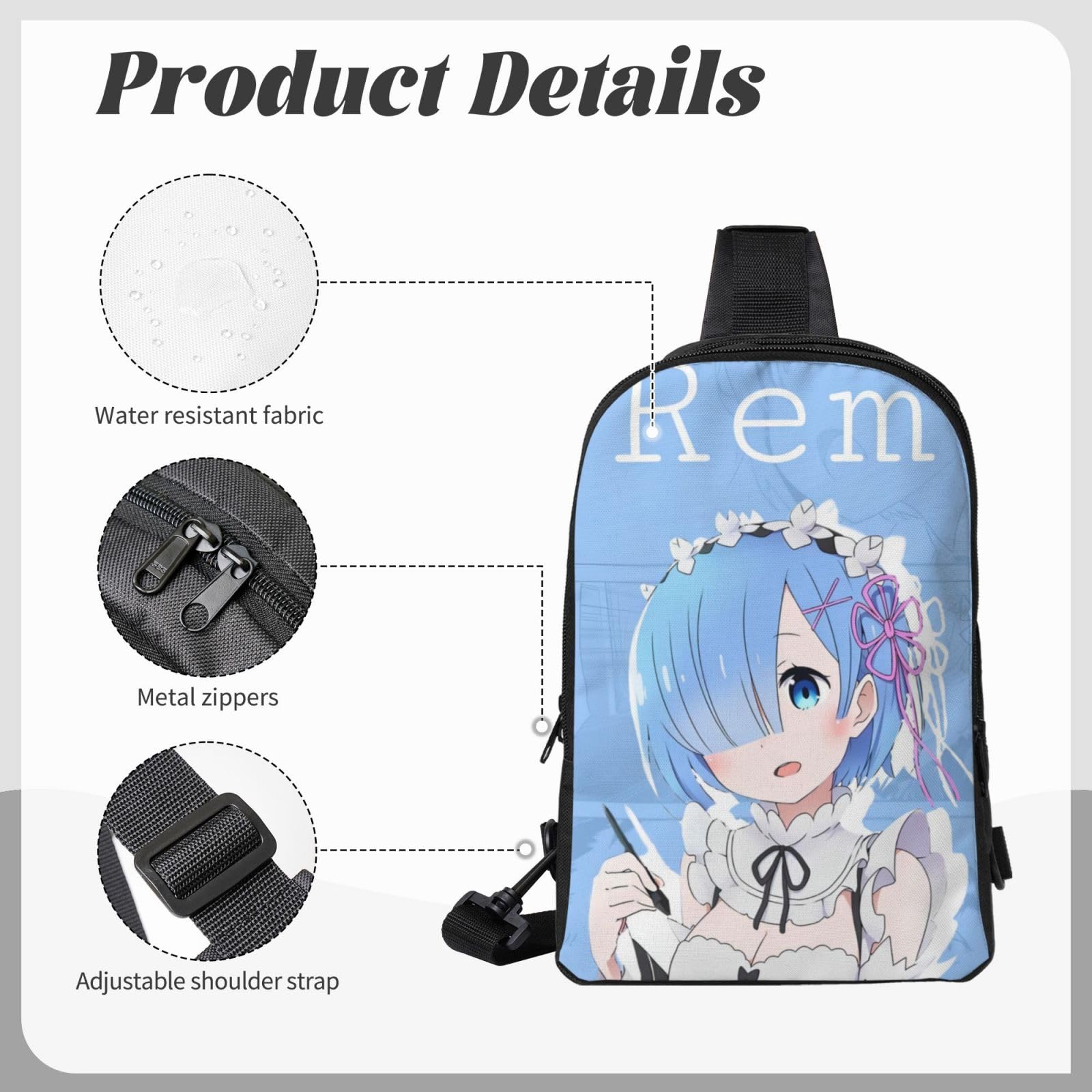 Amazon.co.jp: 斜め掛け ボディバッグ Re ゼロから始める異世界生活