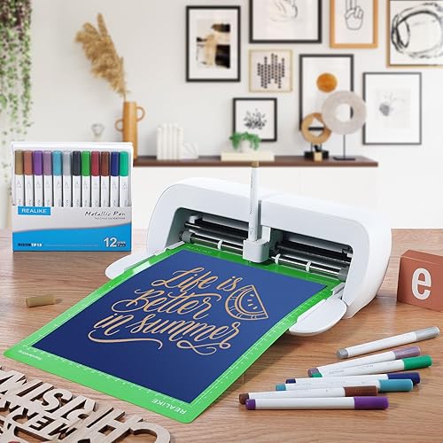 Miniatura 7 de REALIKE Alfombrilla de corte de 8.5 x 12 pulgadas para Cricut Joy Xtra, alfombrillas de corte de agarre estándar verde para accesorios Cricut Joy