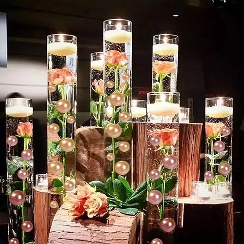 Miniatura 6 de 140 perlas para relleno de jarrón, sin agujero, cuentas para jarrón, maquillaje, centro de mesa, decoración de mesa del hogar, día de San Valentín,