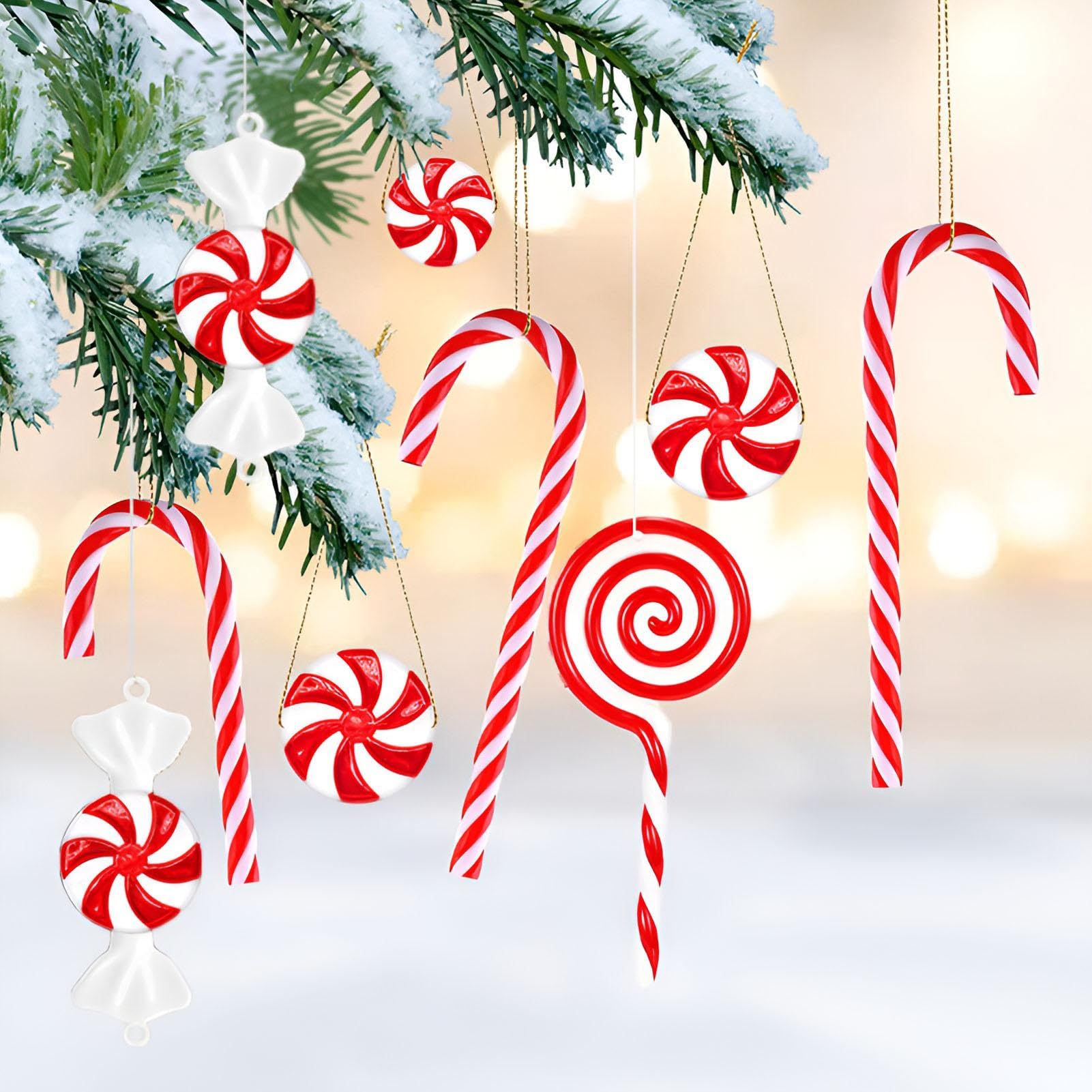 Amazon.co.jp: クリスマス キャンディ ペンダント、クリスマス ツリー