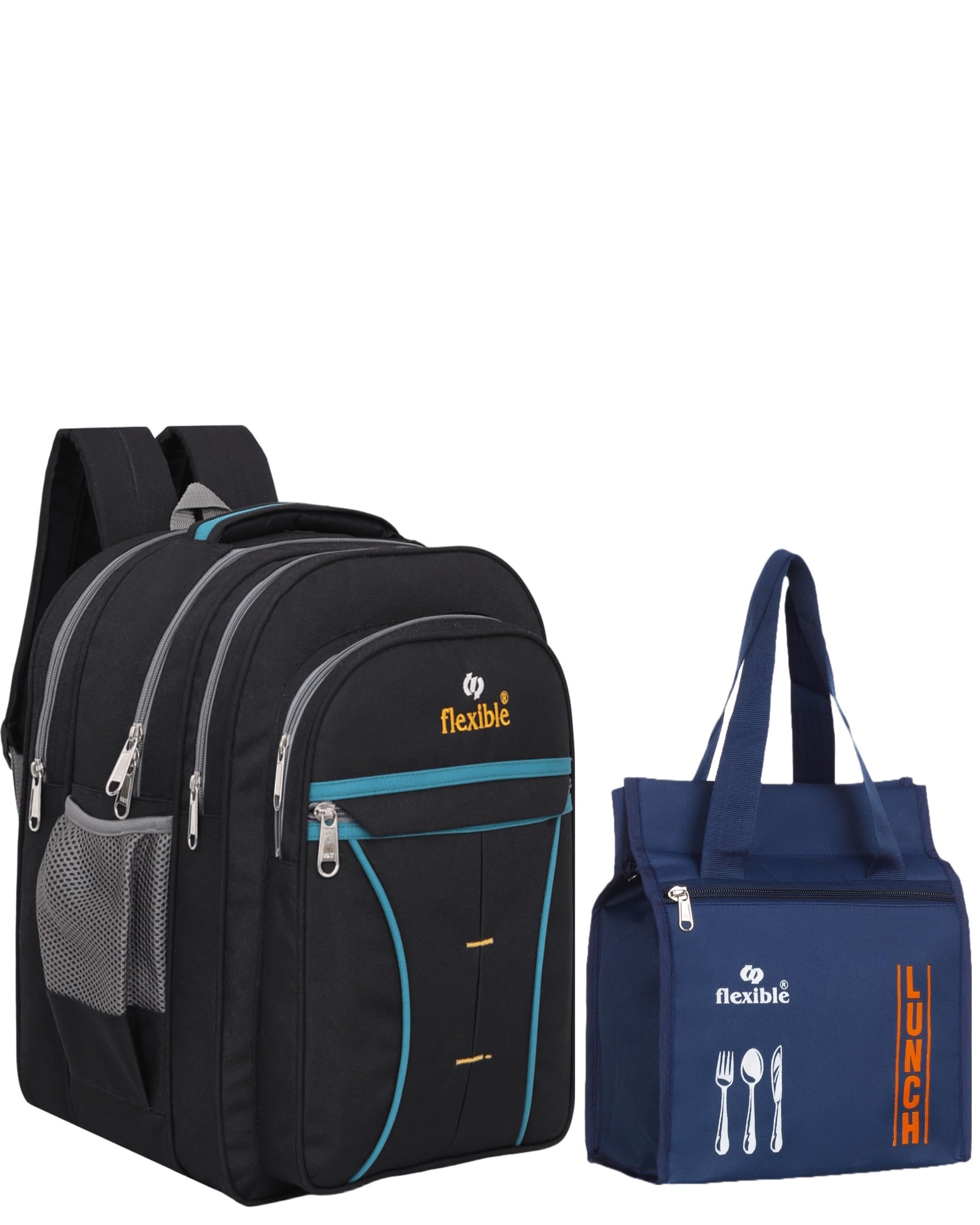 flexible bags 60L School,Travel,Office MultiCompartment backpack with 10L Lunch Bag Unisex Waterproof Backpack-picture-59