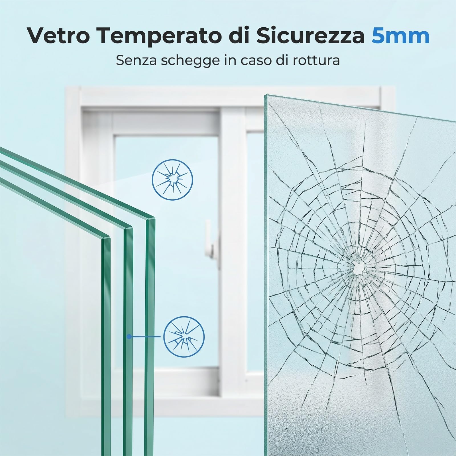 Finestra personalizzata, 12-59in，finestra scorrevole in PVC con vetro 5mm trasparente/smerigliato, doppio vetro opzionale, modello bianco di ricambio per bagno,cucine e altre stanze.