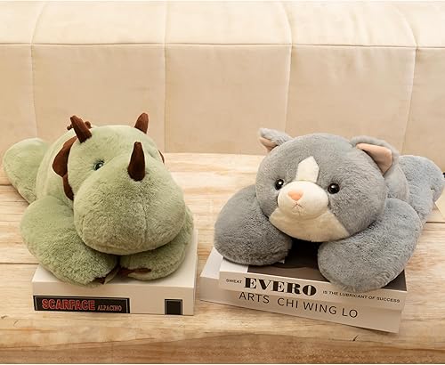 Miniatura 19 de Niuniu Daddy - Peluche con peso de perezoso para la ansiedad, almohada grande de 20 pulgadas para niños y adultos, juguete tierno como regalo