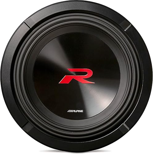 Miniatura 2 de Alpine R2-W10D2 Next Gen 10" Sub R-Series Dual 2-Ohm Bobinas de voz de 2250 vatios Subwoofer pico Incluye amplificador mono HA-A400.1