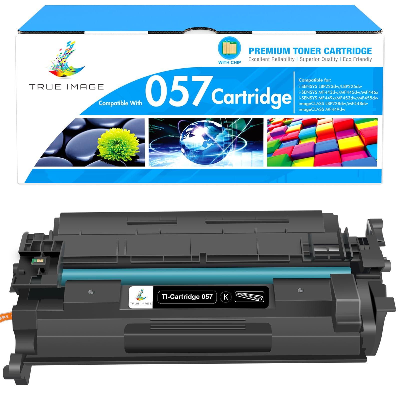 057 057H Black Toner Cartridge Replacement for Canon 057 057H CRG-057 for ImageCLASS MF445dw MF448dw LBP226dw LBP227dw MF449dw MF445 MF440 MF450