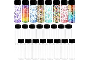 Sensory Bottle Supplies: 24 Pack Leak-Proof Sensory Bottles with Lids for Sensory...
