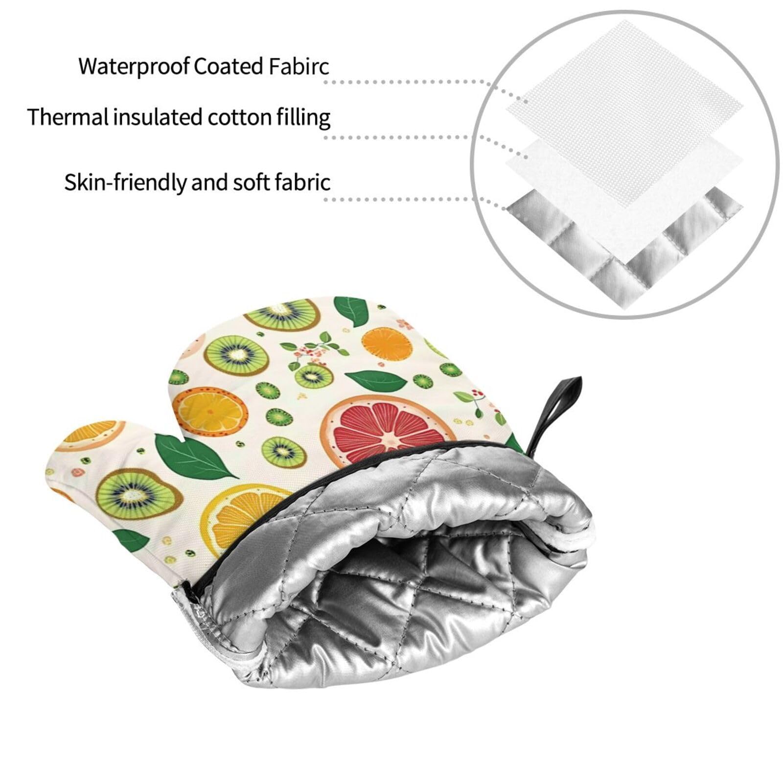 Maniques de Cuisine Gants de Cuisson Lavable en Machine Facile a Nettoyer