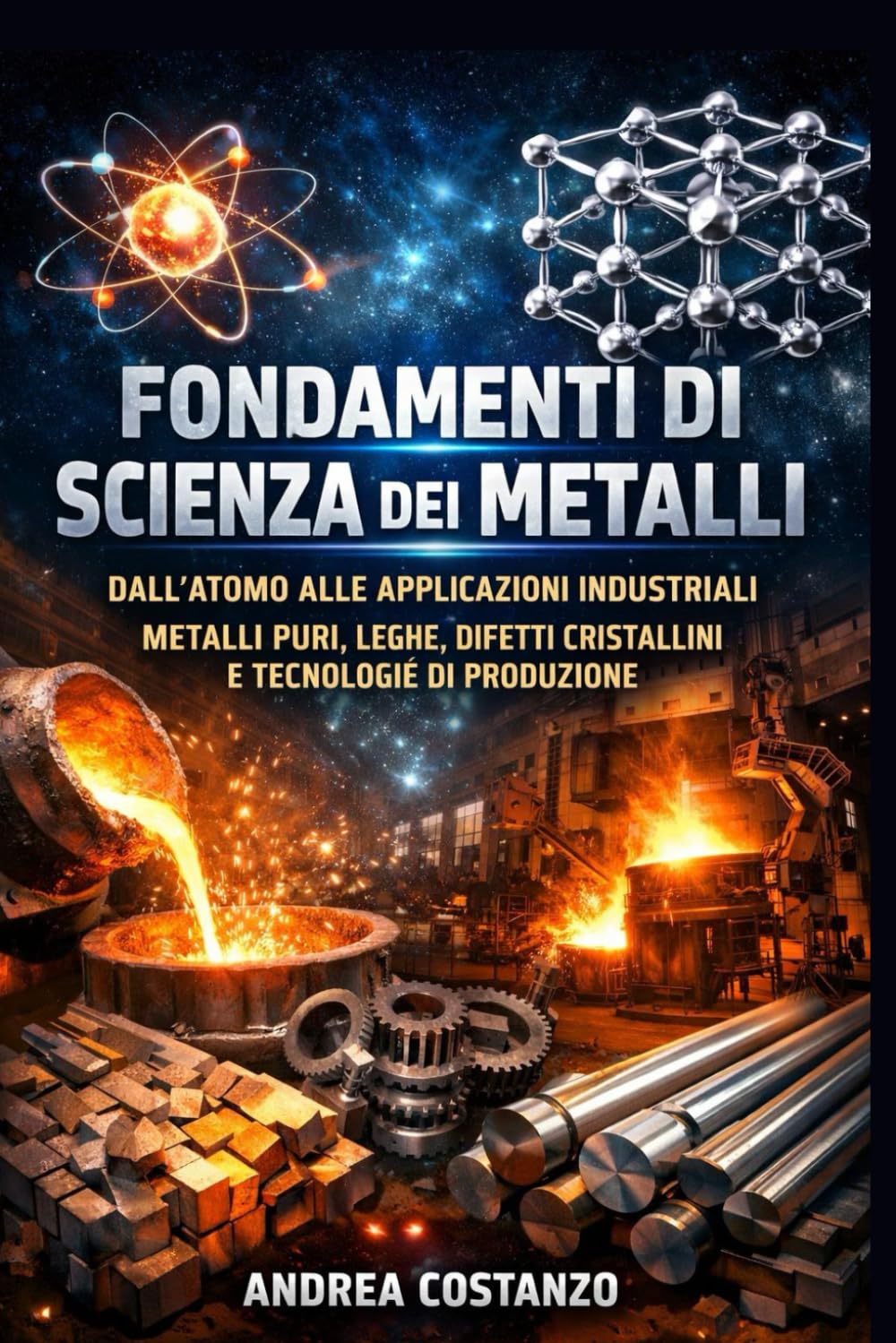Fondamenti di Scienza dei Metalli: Dall’atomo alle applicazioni industriali. Metalli puri, leghe, difetti cristallini e tecnologie di produzione