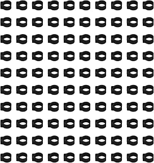 Anéis de perna de pombos, suprimentos de pombos resistentes ao frio 100 peças anel de pé de pombos para identificação e marcação de pombos(Preto)