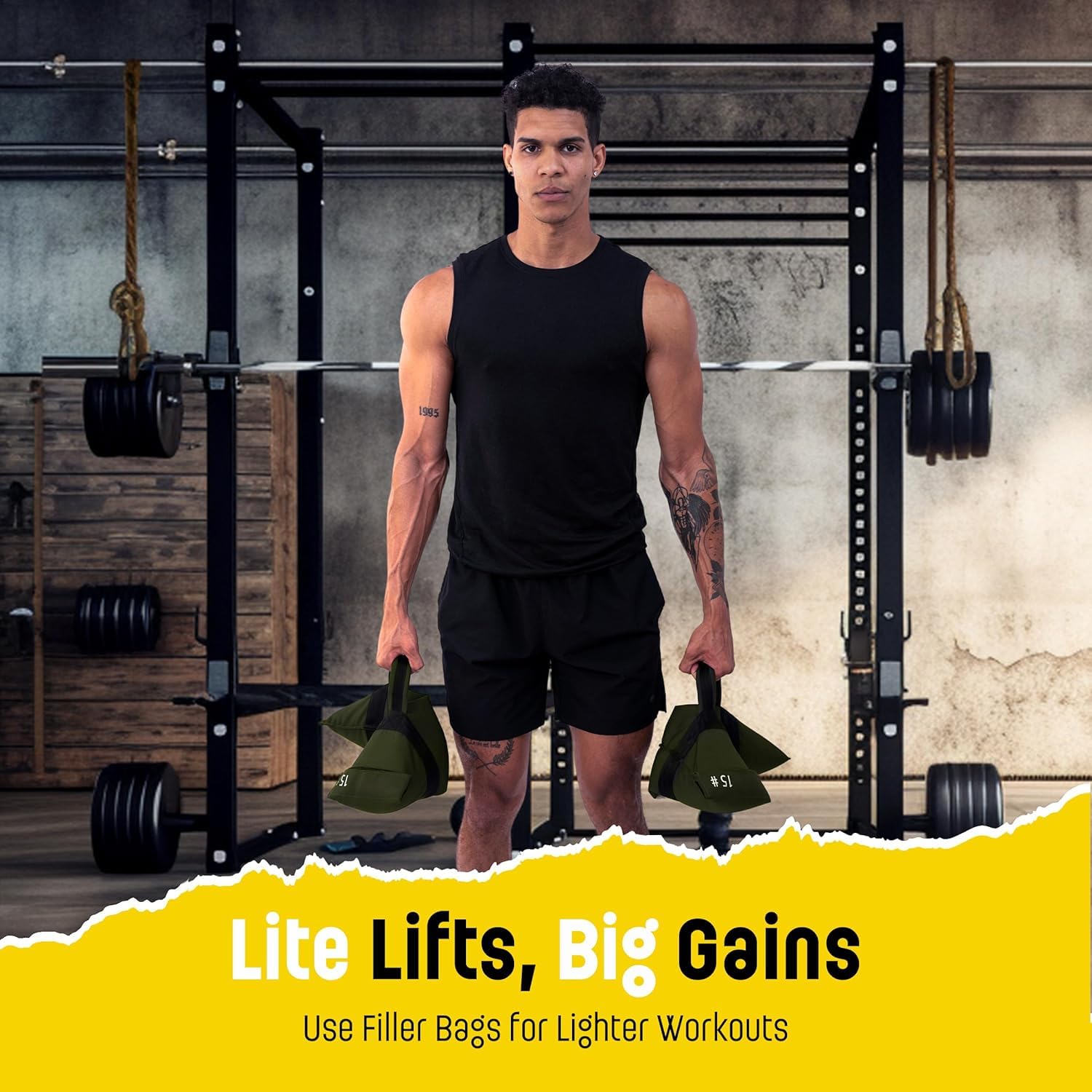 Sacos de Arena para Entrenar: Mejora tu Forma física con Nuestro Saco de Arena de Entrenamiento versátil y Resistente para Entrenamiento con Pesas