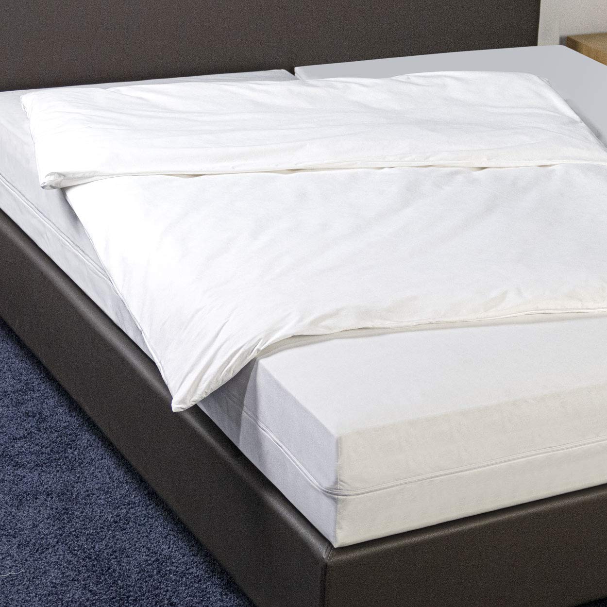 Softsan Extraweich Allergiker Deckenbezug 155x220 cm, Anti Milben Encasing zum Milbenschutz für Hausstauballergiker