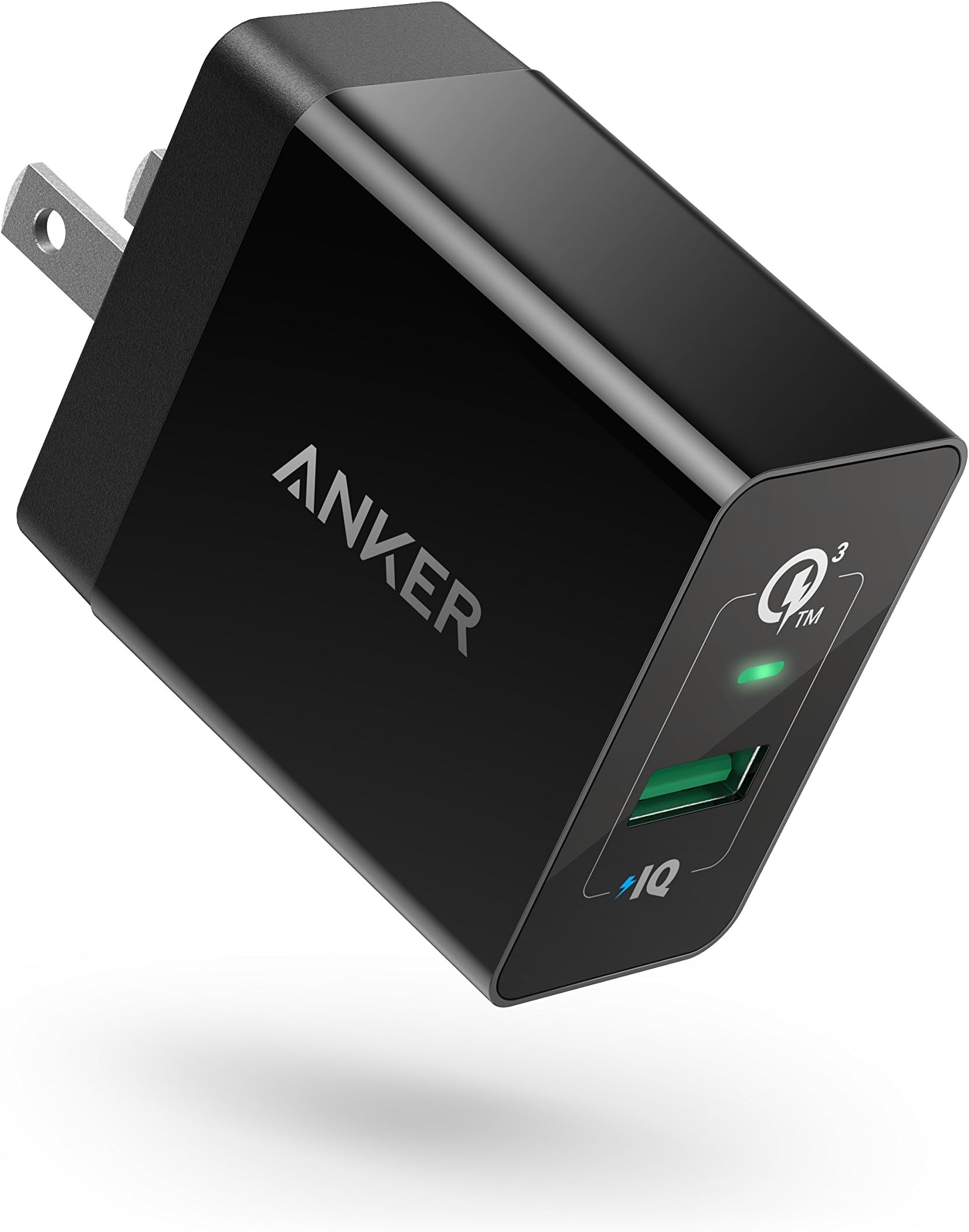 Amazon Com Quick Charge 3 0 Anker 18w 3amp Usb Wall Charger Quick Charge 2 0 Compatible Powerport 1 For Anker Wireless Charger Galaxy S10e S10 S9 S8 Plus Note 9 8 Lg V40 V30 Iphone Ipad And More