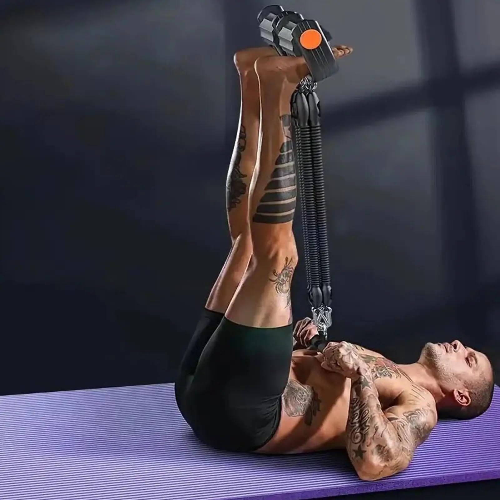fasce di resistenza con maniglie Fascia Di Resistenza Del Pedale Con Maniglia Multifunzione