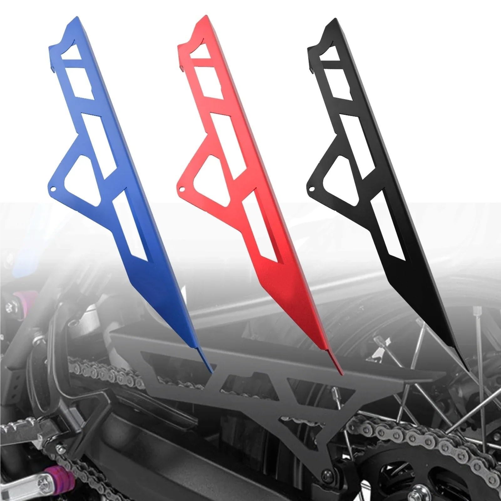 osłona zębatki silnika Pasuje do YAMAHA Tenere700 XTZ T700 T7 Rally 2019-2024 motocykla Osłona łańcucha napędowego tylnego koła(Black)