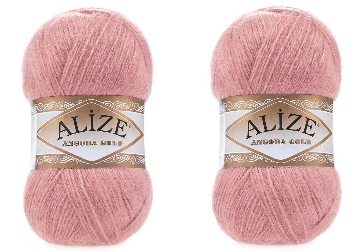 Hobby YARN Set - Alize Angora Gold 3x 100g laine à tricoter & 3