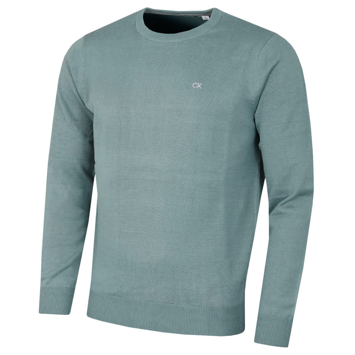 Calvin Klein Mens Crew Neck Sweater - Sage - XXL