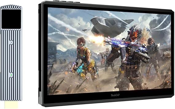 7" 60Hz Streaming Gaming Handheld 0 Latency 100ft Wireless Game Console Screen for PC,Xbox,PS5/4,Switch,Portable Monitor Touchscreen USB C HDMI External Gaming MonitorV3