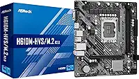 Placa Mãe AsRock H610M-HVS/M.2 (LGA 1700/2xDDR4/HDMI/VGA/M.2/USB 3.2)