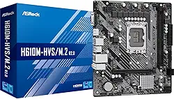 Placa Mãe AsRock H610M-HVS/M.2 (LGA 1700/2xDDR4/HDMI/VGA/M.2/USB 3.2)