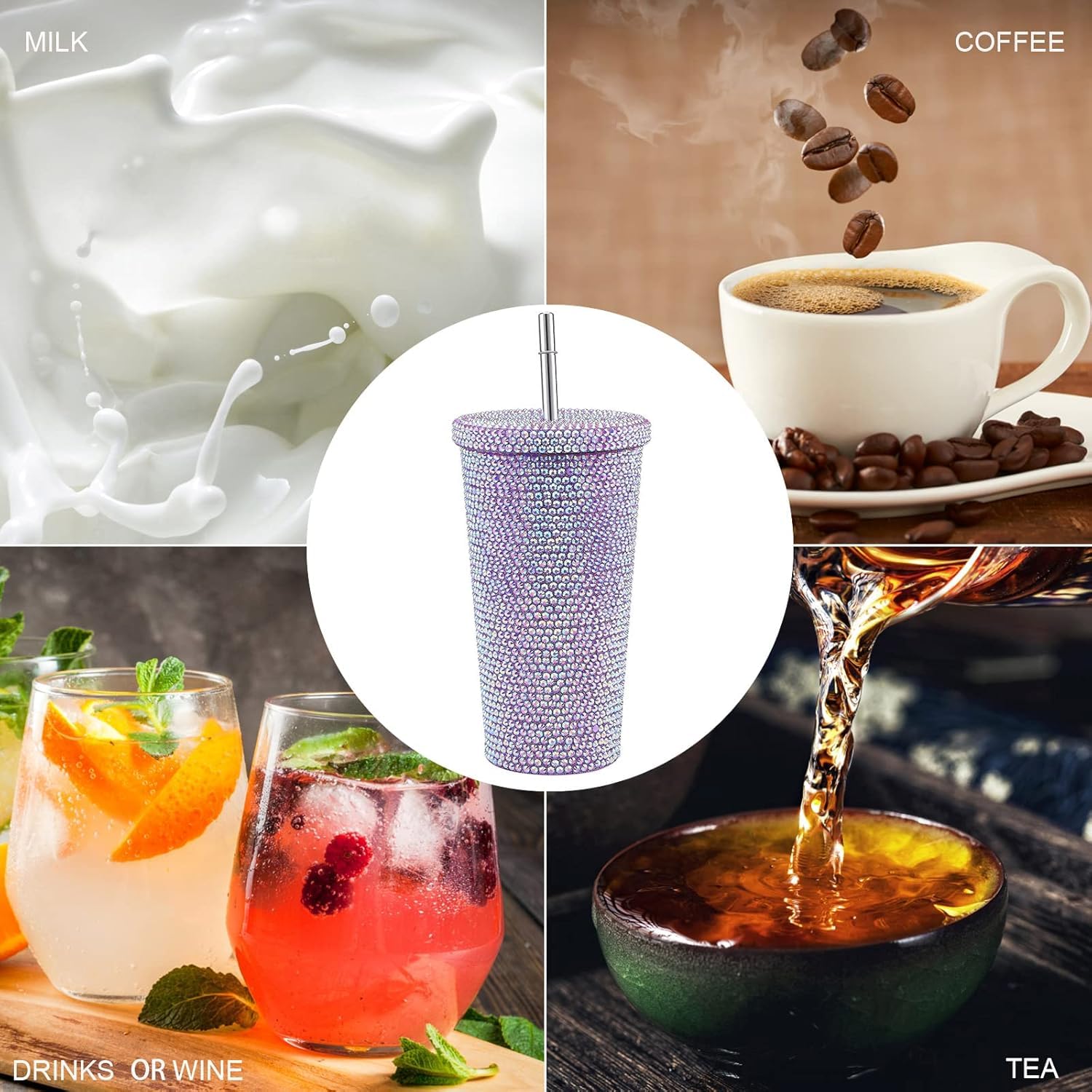 新品 ストロー キラキラ 水筒 大容量 蓋付き キラキラダイヤモンドボトル 新品 ストロー キラキラ 水筒 大容量 蓋付き キラキラダイヤモンド