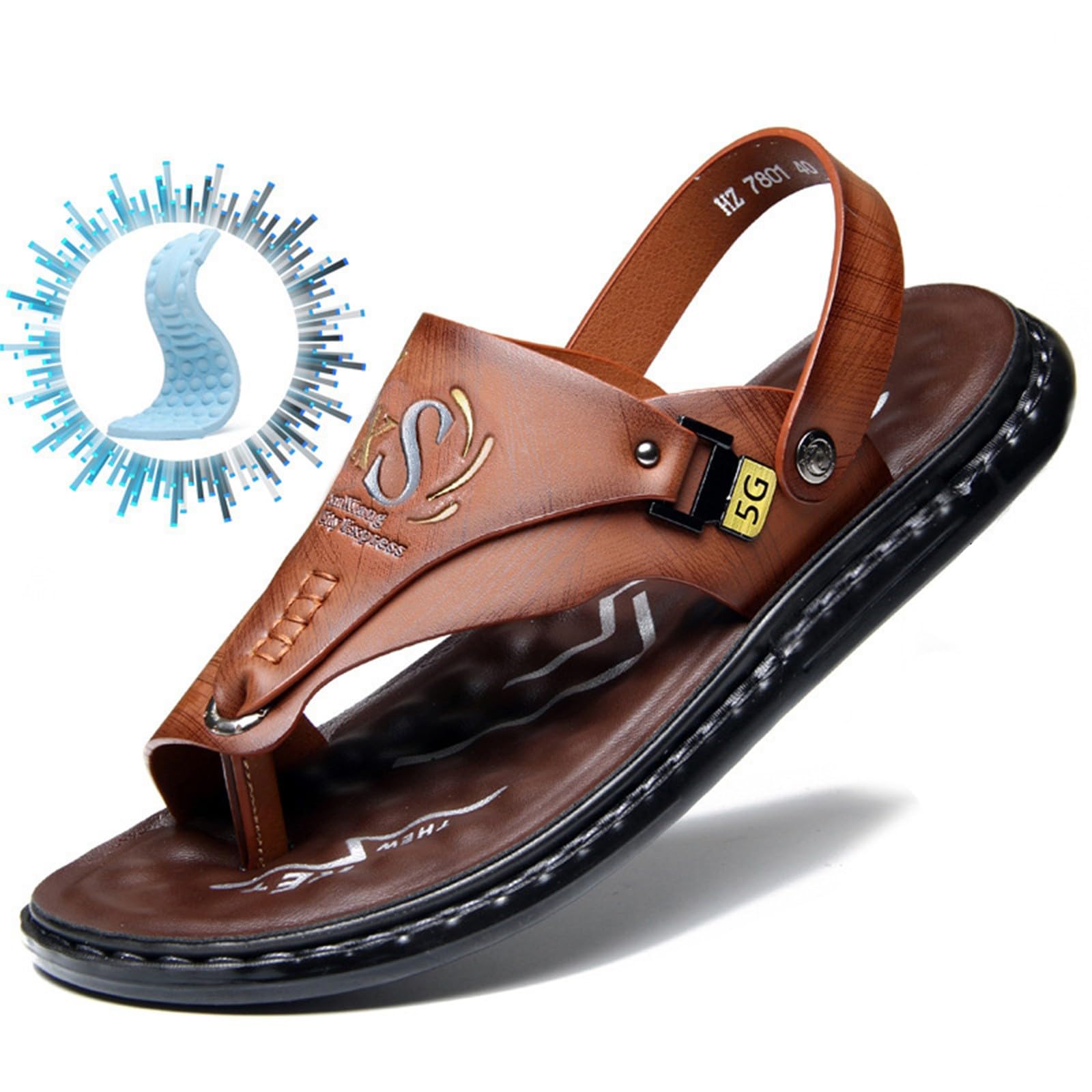 Sandalias Hombre Verano Sandalia de Senderismo Deportivas Sandals Casual Ligero Playasandalias para playaLigero y cmodo