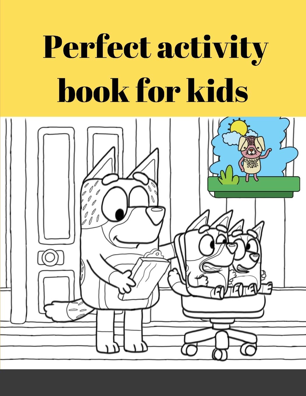 Buy Coloring Book with Bluey 123 Coloring Pages!!, Easy, LARGE, GIANT