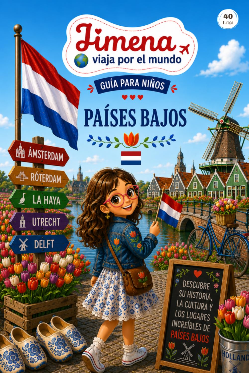 Guía de Países Bajos para niños: Viaja, aprende y descubre con Jimena (Jimena viaja por el mundo)
