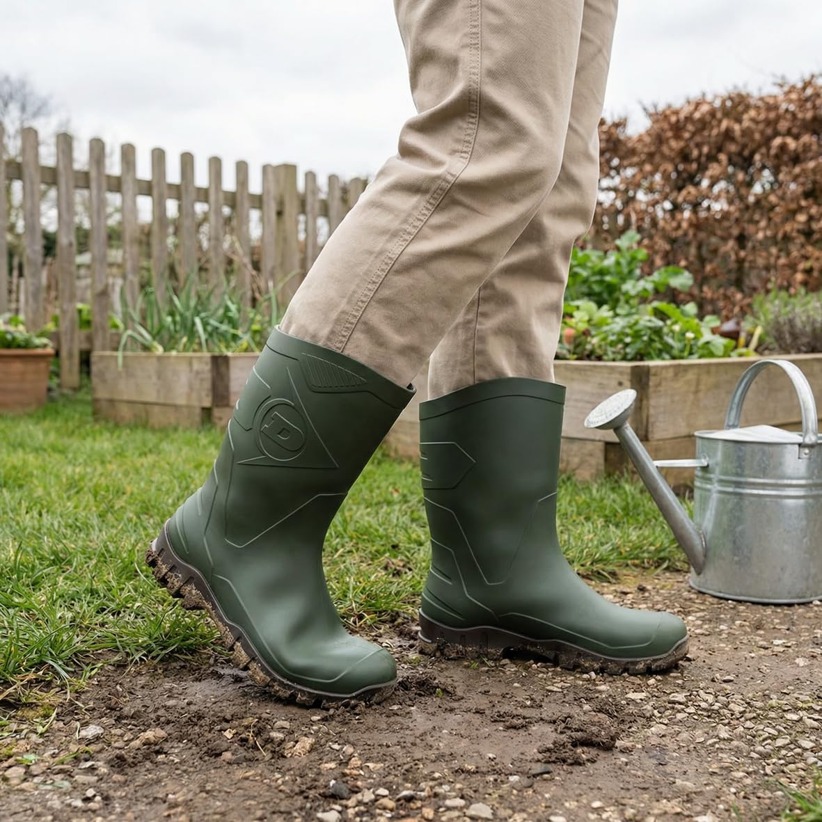 Dunlop Dunlop Gummistiefel grün - Buty gumowe Mężczyźni