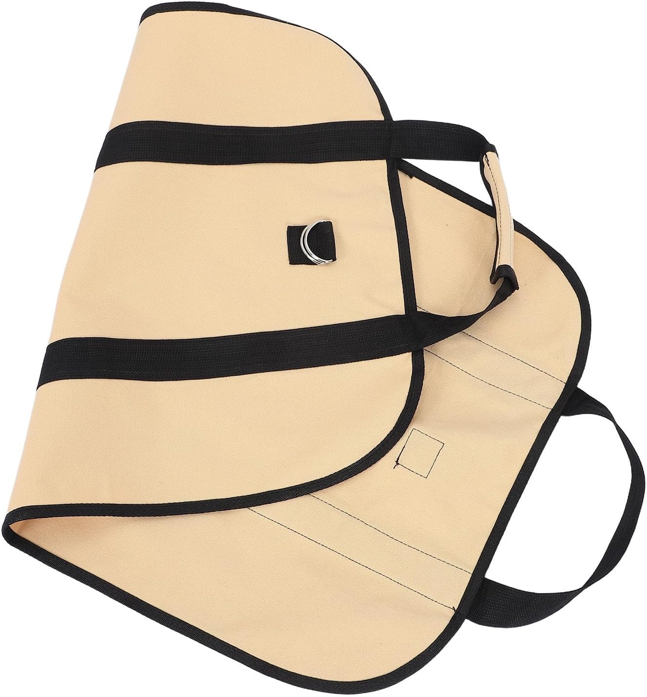 Heavy-Duty Firewood Log Carrier Basket Made of Sturdy 600d Oxford Cloth with Comfortable Soft Padded Handles and Widened Antislip Design for Fireplace and Outdoor Firewood Storage