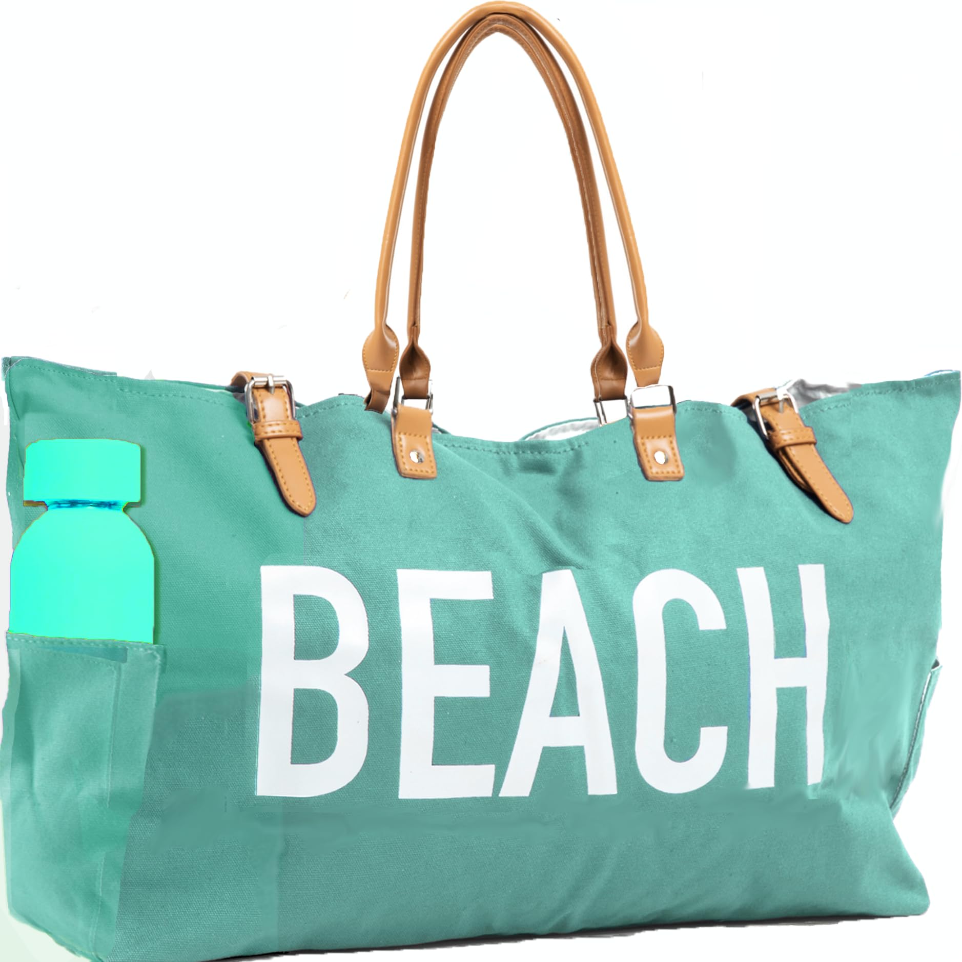 Keho Waterproof Beach Bag with Pockets For Women (Sandproof)